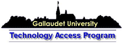 Gallaudet University Technology Access Program Logo