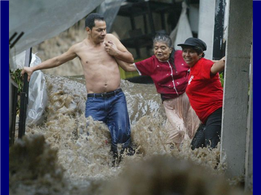 Photo of survivors of Guatemalan mudslide.